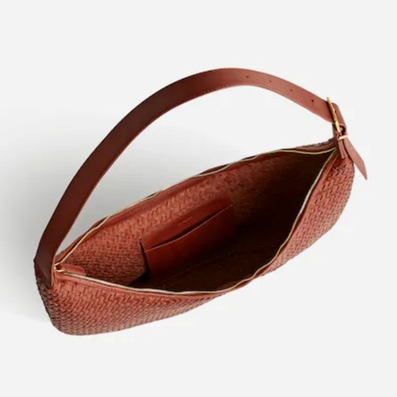 Madewell Essential Curve Shoulder Bag, Dusty Redwood. Brand New, Never Used. - Picture 3 of 10